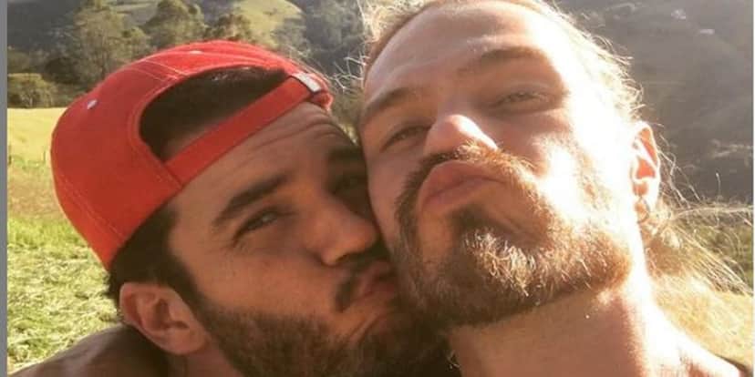 Ator exibiu namorado para seus seguidores (Foto: Instagram) Ator exibiu namorado para seus seguidores (Foto: Instagram)