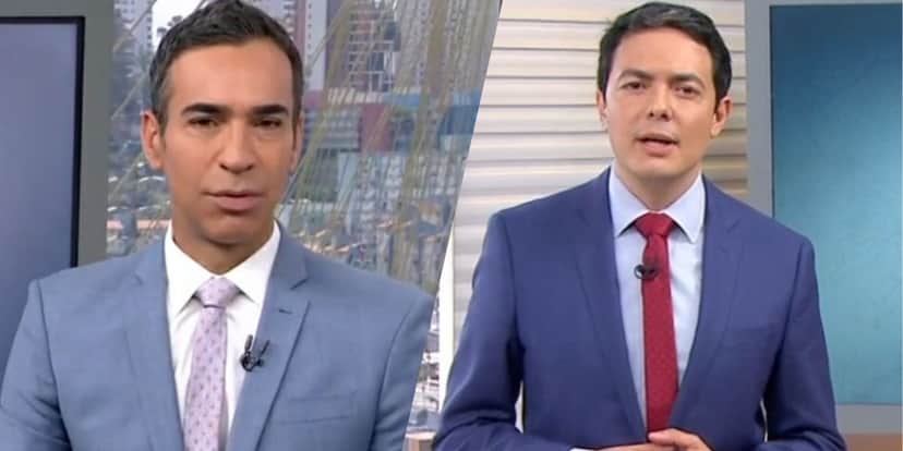 "Claro que a gente vai falar", César Tralli invade SP1 e Severiano não gosta do que ouve: "Não precisava" "Claro que a gente vai falar", César Tralli invade SP1 e Severiano não gosta do que ouve: "Não precisava"