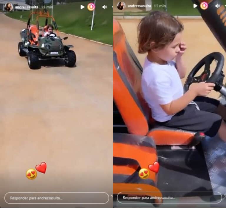 Andressa Suita mostra filhos em momento fofo - Reprodução Andressa Suita mostra filhos em momento fofo - Reprodução