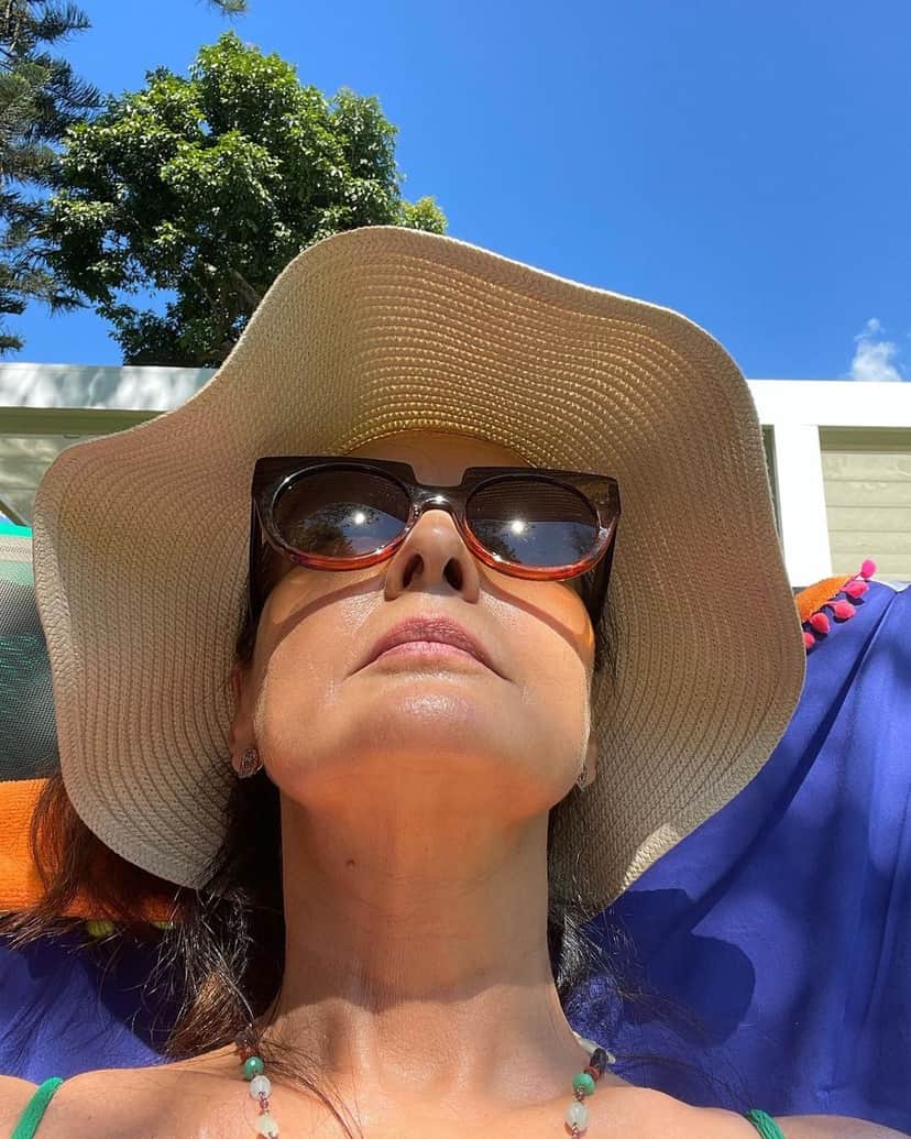 Fátima Bernardes aproveitou folga para tomar sol (Foto: Reprodução/Instagram) Fátima Bernardes aproveitou folga para tomar sol (Foto: Reprodução/Instagram)