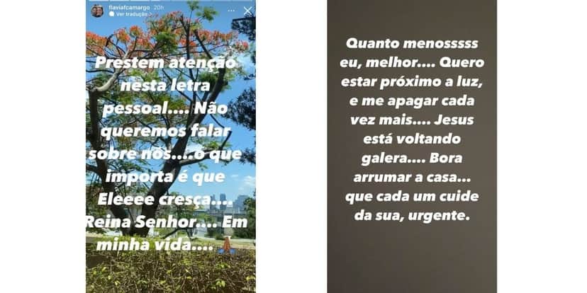 Esposa de Luciano Camargo exibe música nas redes sociais (Reprodução) Esposa de Luciano Camargo exibe música nas redes sociais (Reprodução)