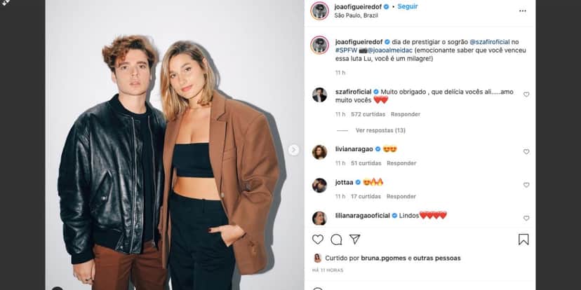 De acordo com marido de Sasha, Luciano Szafir é motivo de orgulho (Reprodução) De acordo com marido de Sasha, Luciano Szafir é motivo de orgulho (Reprodução)