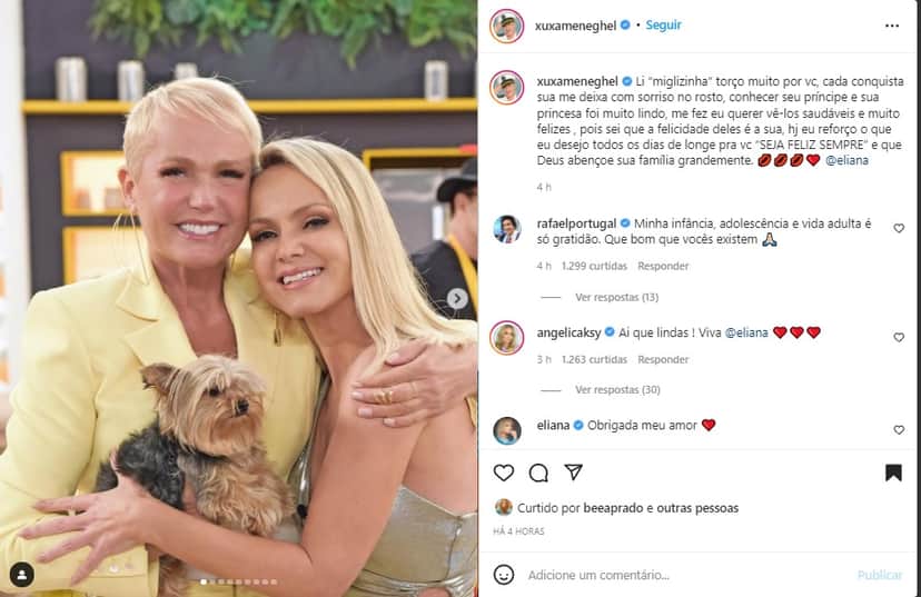 Xuxa e Eliana Xuxa e Eliana