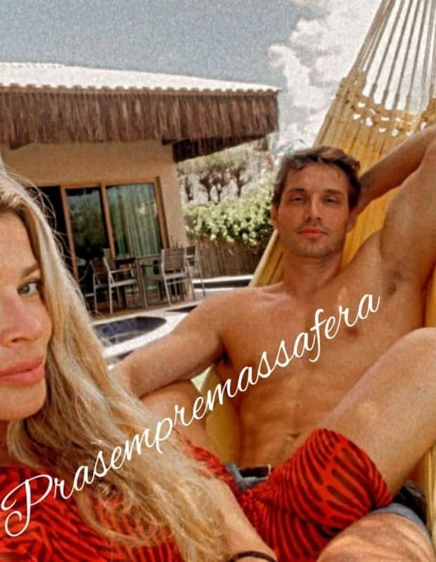 Grazi Massafera ao lado do novo namorado (Imagem: Reprodução) Grazi Massafera ao lado do novo namorado (Imagem: Reprodução)