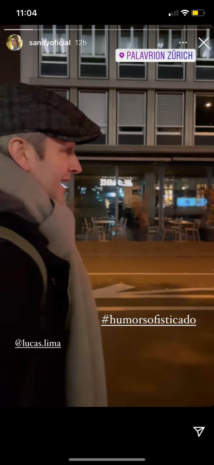 Lucas Lima expõe palavriado sujo para Sandy (Reprodução) Lucas Lima expõe palavriado sujo para Sandy (Reprodução)