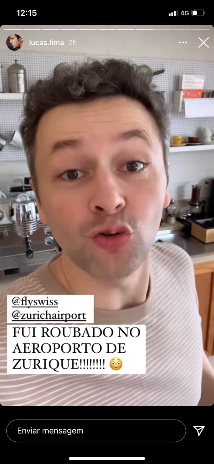 De acordo com marido de Sandy, roubo aconteceu no aeroporto (Reprodução) De acordo com marido de Sandy, roubo aconteceu no aeroporto (Reprodução)