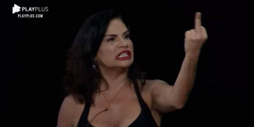 Solange Gomes se envolveu em treta das brabas com Erasmo Viana (Foto: Reprodução) Solange Gomes se envolveu em treta das brabas com Erasmo Viana (Foto: Reprodução)