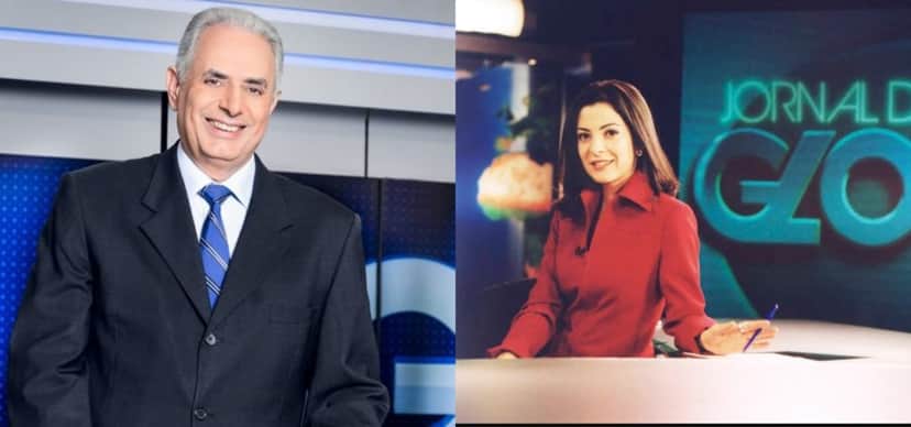 William Waack e Ana Paula Padrão no JG William Waack e Ana Paula Padrão no JG