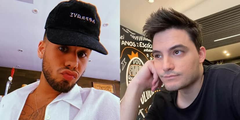 Zé Felipe não vai com a cara de Felipe Neto e motivo é exposto Zé Felipe não vai com a cara de Felipe Neto e motivo é exposto