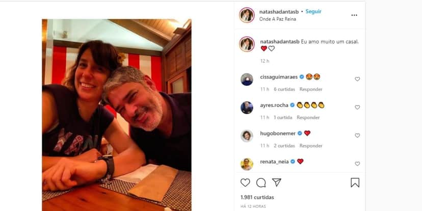 Esposa de William Bonner vê jornalista deixar a Globo e expõe o que ele faz fora do Jornal Nacional: "Muito" Esposa de William Bonner vê jornalista deixar a Globo e expõe o que ele faz fora do Jornal Nacional: "Muito"