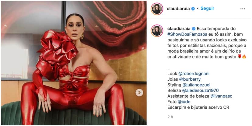 A atriz Claudia Raia foi alvo de brincadeira de Luciano Huck – Foto: Reprodução A atriz Claudia Raia foi alvo de brincadeira de Luciano Huck – Foto: Reprodução