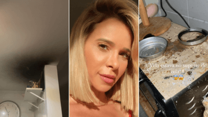 Dany Bananinha quase teve incêndio em sua casa - Foto: Reprodução Dany Bananinha quase teve incêndio em sua casa - Foto: Reprodução