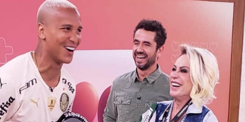 Deyverson, Ana Maria Braga e Felipe Andreoli, na Globo - Foto: Reprodução Deyverson, Ana Maria Braga e Felipe Andreoli, na Globo - Foto: Reprodução