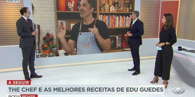 "Acordei sufocado", Joel Datena expõe situação com Edu Guedes e chef confirma o que jornalista faz: "Direto" "Acordei sufocado", Joel Datena expõe situação com Edu Guedes e chef confirma o que jornalista faz: "Direto"