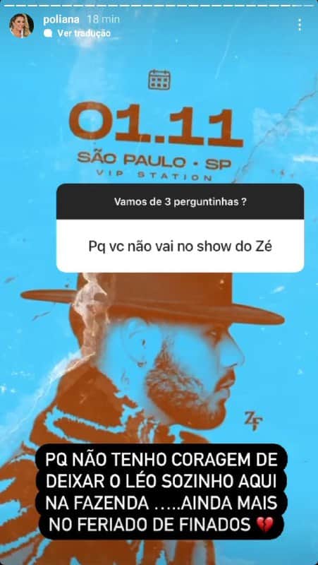 Poliana Rocha relembrou as perdas que Leonardo sofreu (Foto: Reprodução/ Instagram) Poliana Rocha relembrou as perdas que Leonardo sofreu (Foto: Reprodução/ Instagram)