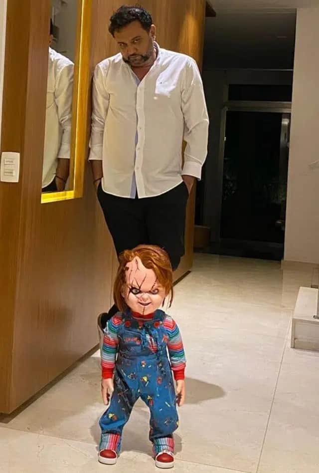 Geraldo Luís está postando a todo momento em suas redes sociais seu novo boneco do Chucky (Foto: Reprodução/ Instagram) Geraldo Luís está postando a todo momento em suas redes sociais seu novo boneco do Chucky (Foto: Reprodução/ Instagram)