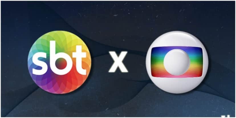 Globo e SBT brigaram feio hoje (Foto: Reprodução) Globo e SBT brigaram feio hoje (Foto: Reprodução)