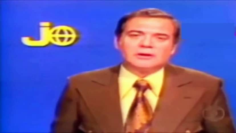 O jornalista Heron Domingues em sua última aparição no "Jornal Internacional" (Foto: Reprodução/TV Globo) O jornalista Heron Domingues em sua última aparição no "Jornal Internacional" (Foto: Reprodução/TV Globo)