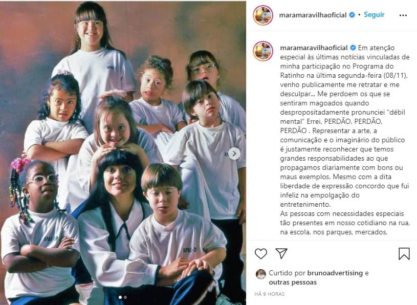 Mara Maravilha pede perdão após escândalo com Xuxa - Foto: Reprodução Mara Maravilha pede perdão após escândalo com Xuxa - Foto: Reprodução