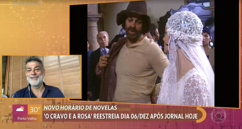 O "Encontro" anunciou a volta de "O Cravo e a Rosa" para as tardes (Foto: Reprodução/TV Globo) O "Encontro" anunciou a volta de "O Cravo e a Rosa" para as tardes (Foto: Reprodução/TV Globo)