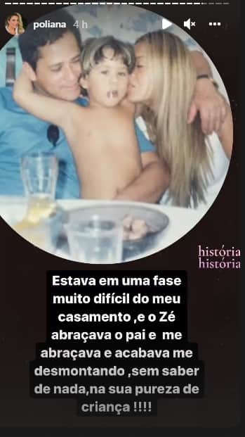 Poliana Rocha expôs uma foto de Leonardo com Zé Felipe (Foto: Reprodução) Poliana Rocha expôs uma foto de Leonardo com Zé Felipe (Foto: Reprodução)