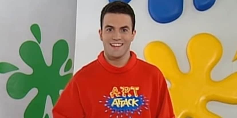 Rui Torres em "Art Attack" (Foto: Reprodução/Disney Channel) Rui Torres em "Art Attack" (Foto: Reprodução/Disney Channel)