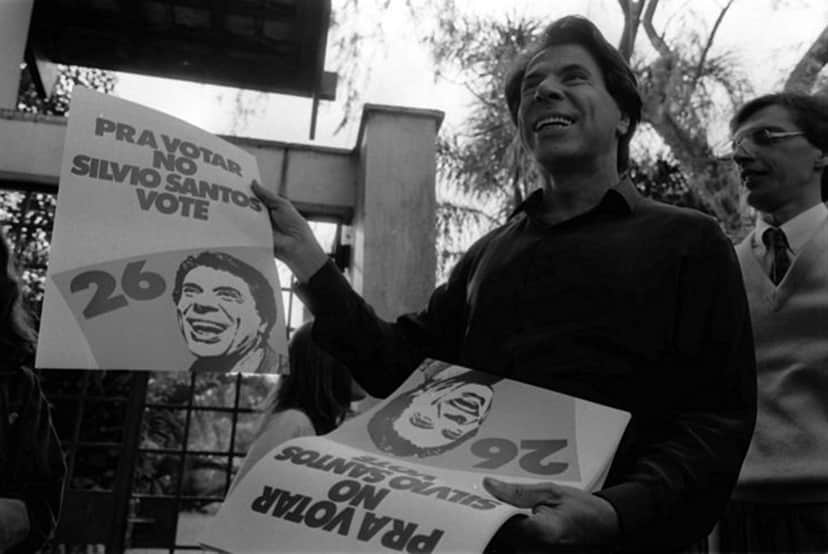 Silvio Santos se candidatou a Presidência da República em 1989 (Foto: Reprodução) Silvio Santos se candidatou a Presidência da República em 1989 (Foto: Reprodução)