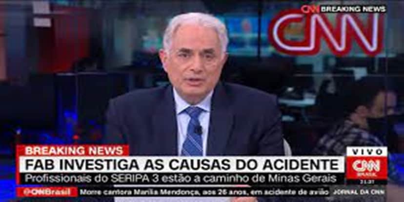 William Waack falou sobre acidente aéreo envolvendo a sertaneja (Foto: reprodução) William Waack falou sobre acidente aéreo envolvendo a sertaneja (Foto: reprodução)