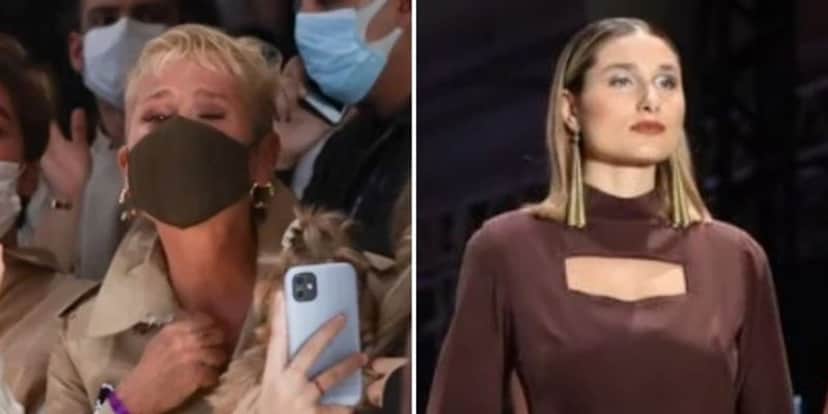 Xuxa cai no choro ao ver Sasha arrasar na passarela - Foto: Reprodução Xuxa cai no choro ao ver Sasha arrasar na passarela - Foto: Reprodução