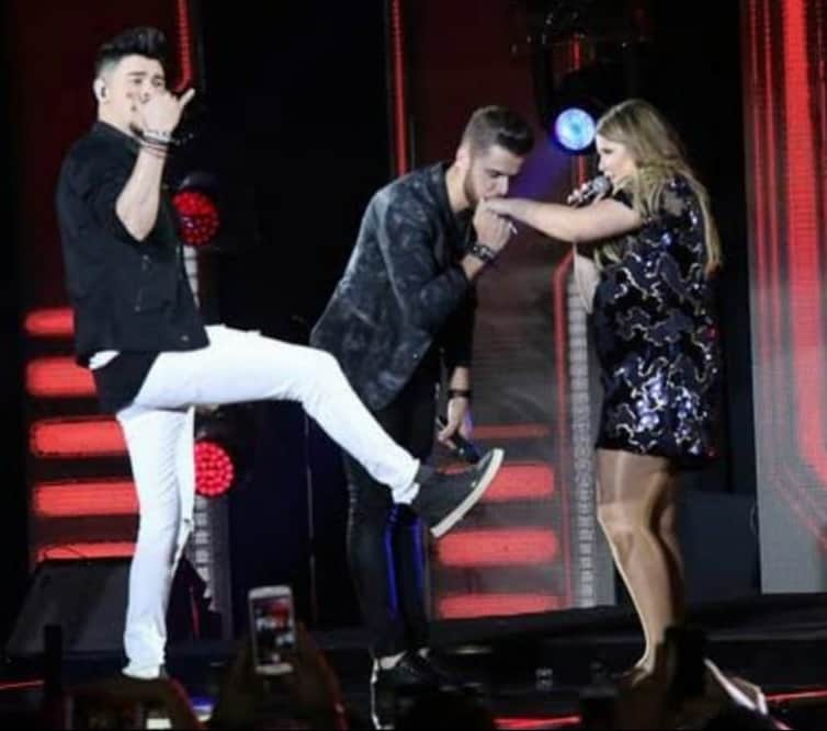 Zé Neto & Cristiano com Marília Mendonça (Foto: Instagram) Zé Neto & Cristiano com Marília Mendonça (Foto: Instagram)