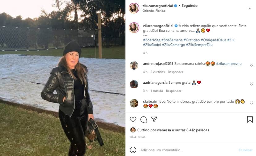 Zilu Godói decidiu mandar um recado, após se separar de Zezé (Foto: Reprodução/ Instagram) Zilu Godói decidiu mandar um recado, após se separar de Zezé (Foto: Reprodução/ Instagram)