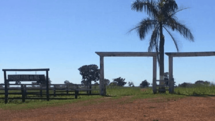 Entrada da fazenda de Marrone (Foto: Divulgação) Entrada da fazenda de Marrone (Foto: Divulgação)