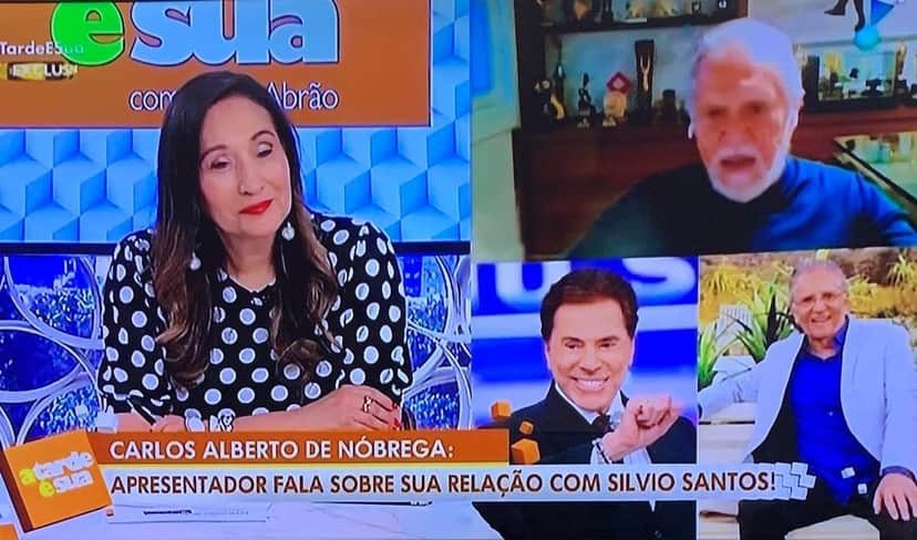 Carlos Alberto de Nóbrega deu entrevista ao "A Tarde é Sua" (Foto: Reprodução/Instagram) Carlos Alberto de Nóbrega deu entrevista ao "A Tarde é Sua" (Foto: Reprodução/Instagram)