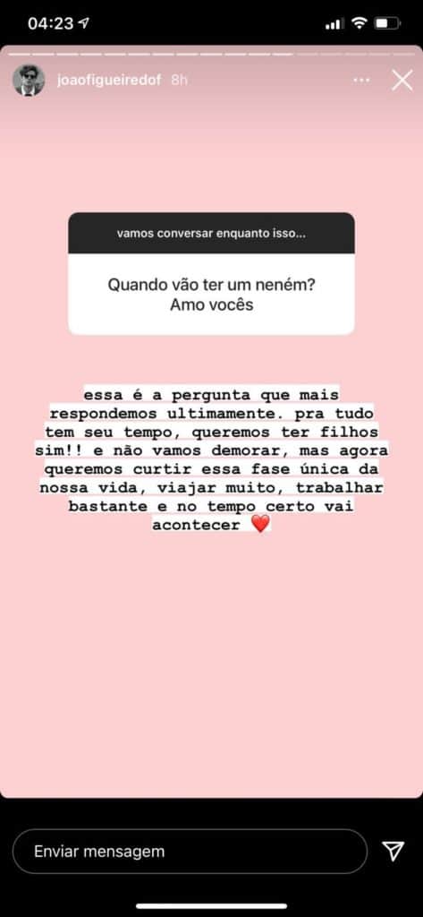 “Ser livre”, Marido de Sasha expõe desfecho de casamento, detona gravidez e confirma: “Não foi fácil” “Ser livre”, Marido de Sasha expõe desfecho de casamento, detona gravidez e confirma: “Não foi fácil”