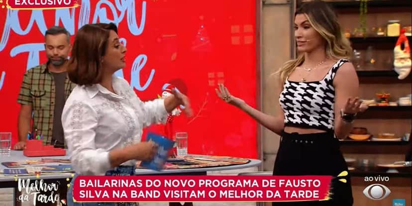 Catia Fonseca expõe lado oculto de Faustão, vaza segredos de programa na Band e até briga de bailarinas Catia Fonseca expõe lado oculto de Faustão, vaza segredos de programa na Band e até briga de bailarinas