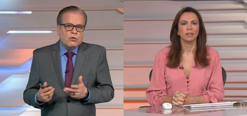 Chico Pinheiro apresentou o Bom Dia Brasil sem Ana Paula Araújo Chico Pinheiro apresentou o Bom Dia Brasil sem Ana Paula Araújo