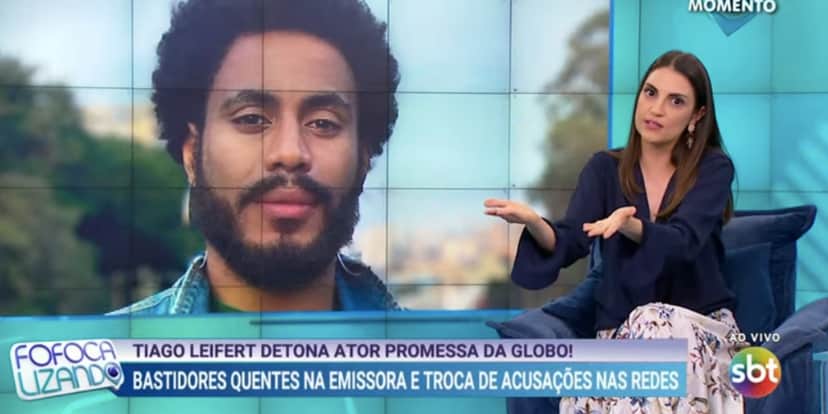 Chris Flores fala sobre trabalho no SBT (Reprodução) Chris Flores fala sobre trabalho no SBT (Reprodução)