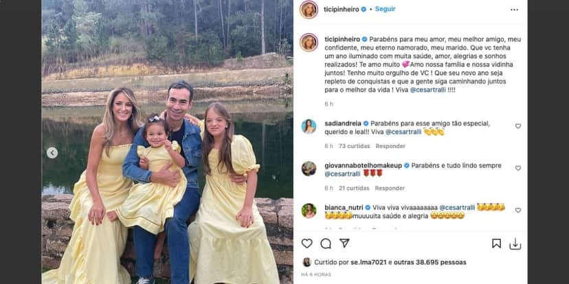 César Tralli e Ticiane Pinheiro César Tralli e Ticiane Pinheiro