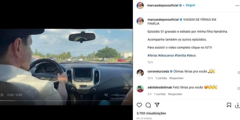 De acordo com apresentador, férias começaram De acordo com apresentador, férias começaram