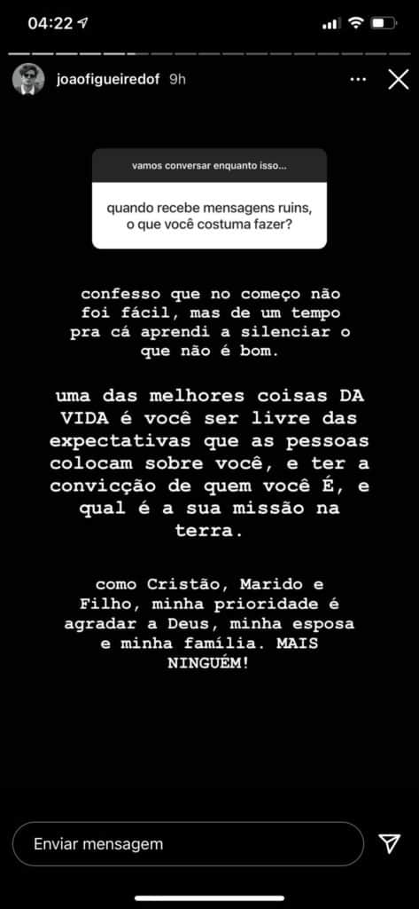 “Ser livre”, Marido de Sasha expõe desfecho de casamento, detona gravidez e confirma: “Não foi fácil” “Ser livre”, Marido de Sasha expõe desfecho de casamento, detona gravidez e confirma: “Não foi fácil”