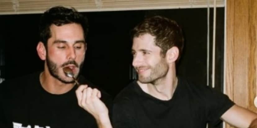 Julian Morris e o namorado (Foto: Reprodução) Julian Morris e o namorado (Foto: Reprodução)