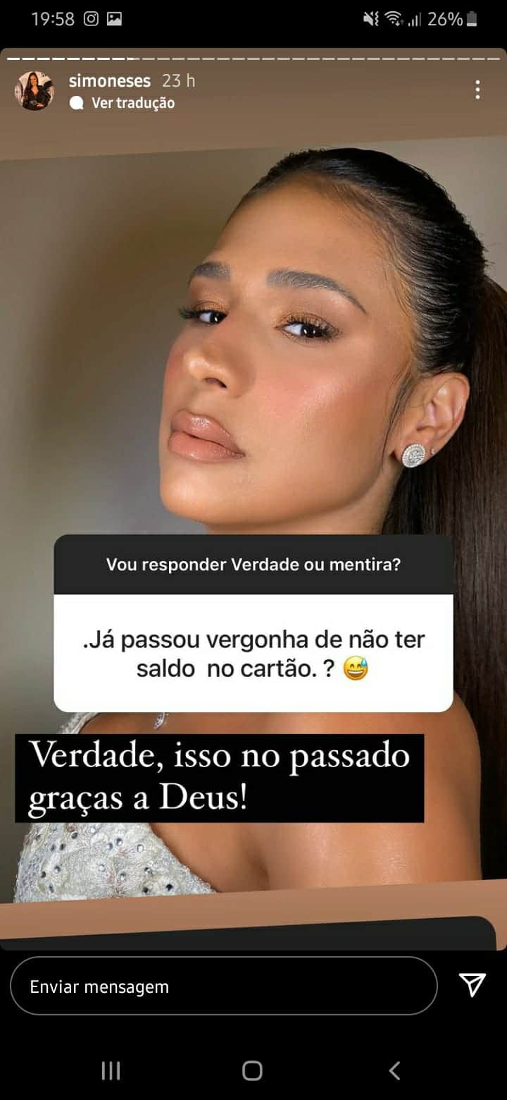 Publicação de Simone Mendes (Foto: Reprodução/ Instagram)