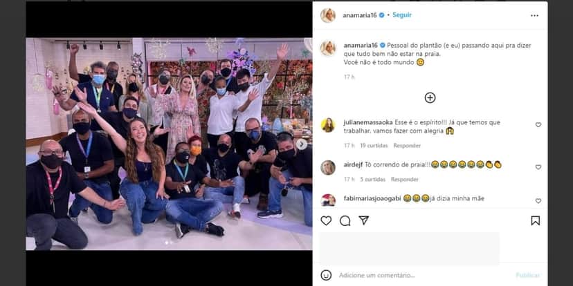 Ana Maria reúne equipe do Mais Você, denuncia o que vive na Globo e confirma: "Todo mundo" Ana Maria reúne equipe do Mais Você, denuncia o que vive na Globo e confirma: "Todo mundo"