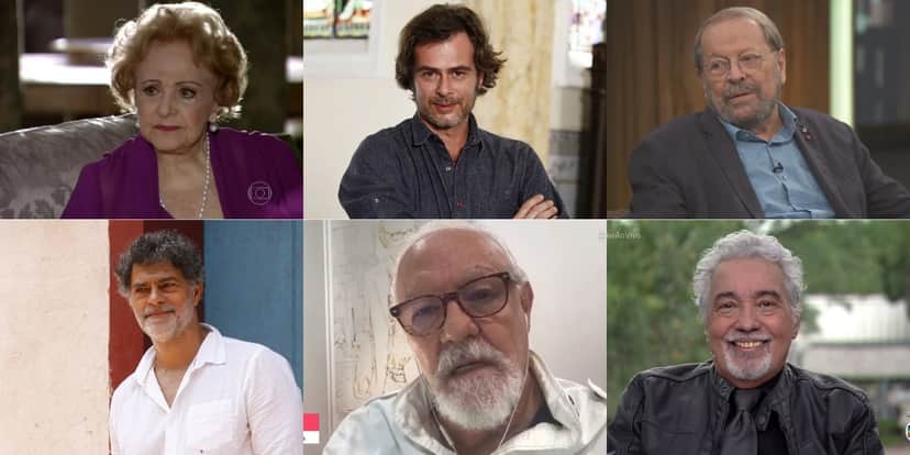 Eva Todor, Rafael Vitti, Carlos Vereza, Eduardo Moscovis, Ney Latorraca e Pedro Paulo Rangel, atores de O Cravo e a rosa, da Globo - Foto: Reprodução Eva Todor, Rafael Vitti, Carlos Vereza, Eduardo Moscovis, Ney Latorraca e Pedro Paulo Rangel, atores de O Cravo e a rosa, da Globo - Foto: Reprodução