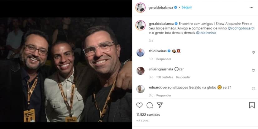 "Encontro", Geraldo Luís expõe relação com Rodrigo Bocardi e confirma: "Companheiro" "Encontro", Geraldo Luís expõe relação com Rodrigo Bocardi e confirma: "Companheiro"
