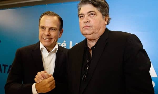 Datena e Doria nas eleições para o governo de São Paulo em 2018 (Foto: Divulgação) Datena e Doria nas eleições para o governo de São Paulo em 2018 (Foto: Divulgação)