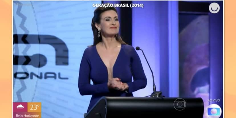 Fátima Bernardes em Geração Brasil — Foto: Globo Fátima Bernardes em Geração Brasil — Foto: Globo