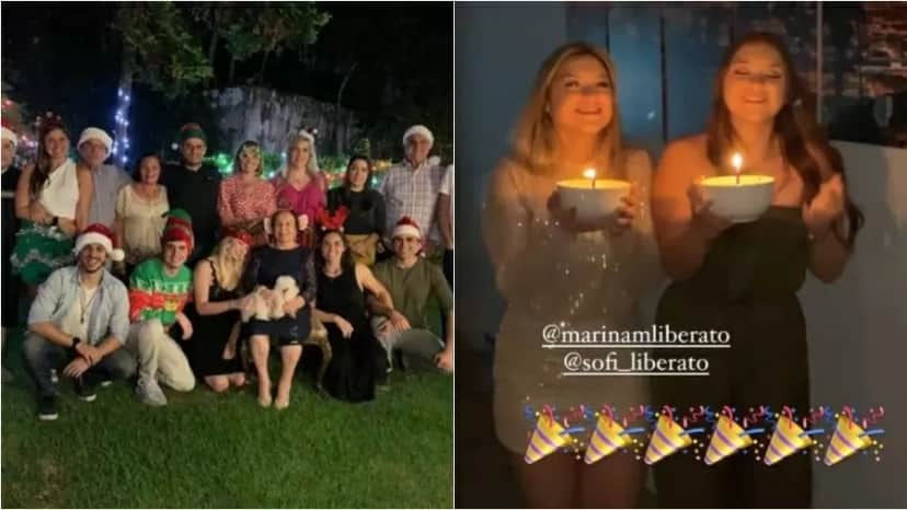 Filhos de Gugu passaram o Natal separados (Foto: Reprodução) Filhos de Gugu passaram o Natal separados (Foto: Reprodução)