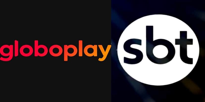 Globoplay e SBT (Foto: reprodução) Globoplay e SBT (Foto: reprodução)