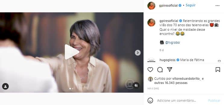 Gloria Pires foi várias vilãs na Globo (Foto: Reprodução/TV Globo) Gloria Pires foi várias vilãs na Globo (Foto: Reprodução/TV Globo)